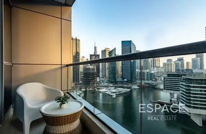 Apartment - 1 Bedroom - 2 Bathrooms for rent in Central Tower - Bay Central - Dubai Marina - Dubai