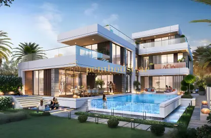 Pool image for: Villa - 6 Bedrooms - 6 Bathrooms for sale in Morocco by Damac - Damac Lagoons - Dubai, Image 1