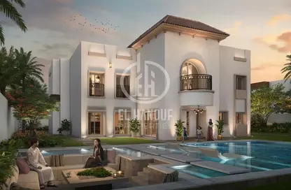 Outdoor House image for: Villa - 5 Bedrooms - 7 Bathrooms for sale in Fay Alreeman - Al Shamkha - Abu Dhabi, Image 1