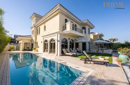 Villa - 4 Bedrooms - 6 Bathrooms for rent in Garden Homes Frond F - Garden Homes - Palm Jumeirah - Dubai
