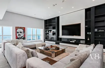 Apartment - 3 Bedrooms - 6 Bathrooms for rent in Elite Residence - Dubai Marina - Dubai