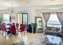 Living / Dining Room image for: Apartment - 1 bedroom - 2 bathrooms for sale in Sadaf 7 - Sadaf - Jumeirah Beach Residence - Dubai, Image 1