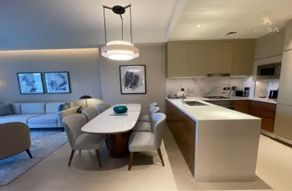 صورة لـ مطبخ شقة - 2 غرف نوم - 3 حمامات للايجار في العنوان رزيدنسز برج الأوبرا دبي 2 - ذو ادراس ريزيدنس دبي أوبرا - دبي وسط المدينة - دبي ، صورة رقم 1