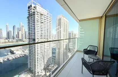Apartment - 1 Bedroom - 1 Bathroom for sale in Grand Bleu Tower 2 - EMAAR Beachfront - Dubai Harbour - Dubai