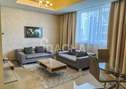 Living / Dining Room image for: Apartment - 1 bedroom - 1 bathroom for rent in Barcelo Residences - Dubai Marina - Dubai, Image 1