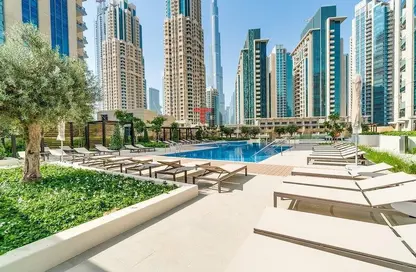 Pool image for: Apartment - 3 Bedrooms - 4 Bathrooms for rent in Vida Residence Downtown - Downtown Dubai - Dubai, Image 1
