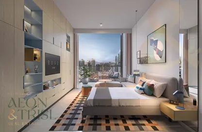 Apartment - Studio - 1 Bathroom for sale in Rove Home Marasi Drive - Business Bay - Dubai