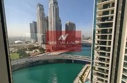 مكتب - استوديو - 2 حمامات للايجار في برج المنارة - الخليج التجاري - دبي