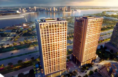 شقة - غرفة نوم - 2 حمامات للبيع في بن غاطي مونلايت - الجداف - دبي شقة - غرفة نوم - 2 حمامات للبيع في بن غاطي مونلايت - الجداف - دبي