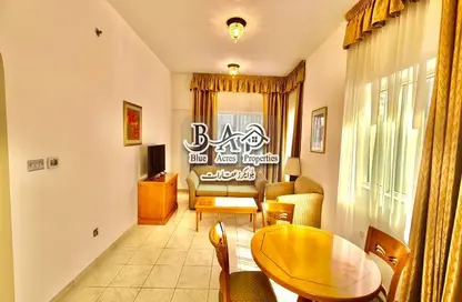شقة - غرفة نوم - 1 حمام للايجار في برج السامان - شارع حمدان - أبوظبي