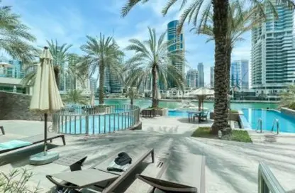 Apartment - 1 Bedroom - 2 Bathrooms for rent in Blakely Tower - Park Island - Dubai Marina - Dubai