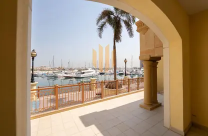 Townhouse - 2 Bedrooms - 4 Bathrooms for rent in Marina Residences 5 - Marina Residences - Palm Jumeirah - Dubai