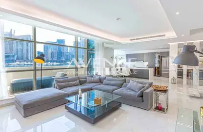 شقة - 3 غرف نوم - 4 حمامات للايجار في مارينا سكيب منازل المارينا - ترايدنت ماريناسكيب - دبي مارينا - دبي