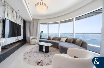 Apartment - 3 Bedrooms - 4 Bathrooms for rent in Grand Bleu Tower 1 - EMAAR Beachfront - Dubai Harbour - Dubai