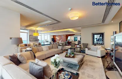 Living Room image for: Penthouse - 4 Bedrooms - 6 Bathrooms for sale in Opal Tower Marina - Dubai Marina - Dubai, Image 1