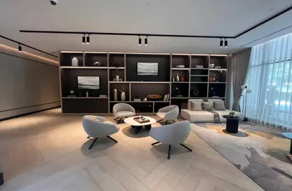 Living Room image for: Apartment - 1 Bathroom for sale in Wilton Park Residences - Mohammed Bin Rashid City - Dubai, Image 1