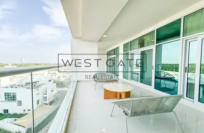 Balcony image for: Apartment - 3 Bedrooms - 4 Bathrooms for rent in Bahia Residence - Acacia Avenues - Al Sufouh - Dubai, Image 1