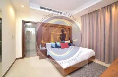 Room / Bedroom image for: Apartment - 2 Bedrooms - 2 Bathrooms for rent in Al Noon Residence - Al Barsha 1 - Al Barsha - Dubai, Image 1