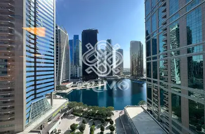 Office Space - Studio - 1 Bathroom for rent in Saba Towers - JLT Cluster Q - Jumeirah Lake Towers - Dubai