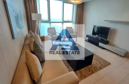 Living Room image for: Apartment - 2 Bedrooms - 3 Bathrooms for rent in Saraya - Corniche Road - Abu Dhabi, Image 1