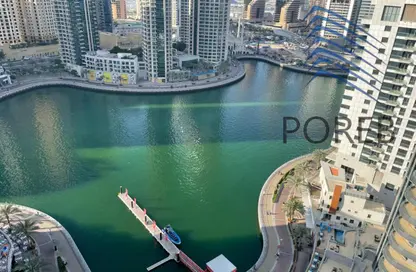 شقة - غرفة نوم - 2 حمامات للايجار في مارينا فيو  A برج - مارينا فيو - دبي مارينا - دبي