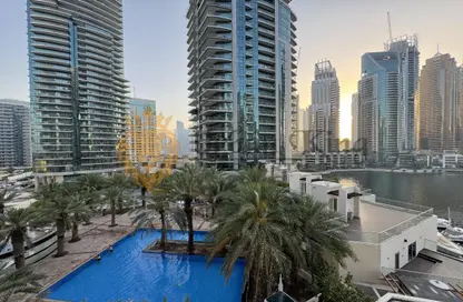 Apartment - 2 Bedrooms - 3 Bathrooms for rent in Al Habtoor Tower - Dubai Marina - Dubai