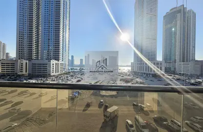 Apartment - 2 Bedrooms - 3 Bathrooms for rent in Al Hafeet Tower - Al Khan - Sharjah