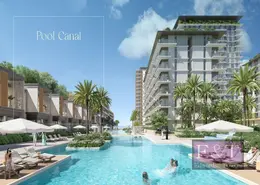 صورة لـ حوض سباحة شقة - غرفة نوم - 2 حمامات للبيع في صن ريدج من اعمار - ميناء راشد - دبي ، صورة رقم 1