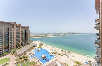 Apartment - 1 Bedroom - 2 Bathrooms for rent in Sapphire - Tiara Residences - Palm Jumeirah - Dubai