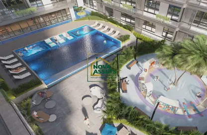 صورة لـ حوض سباحة شقة - غرفة نوم - 2 حمامات للبيع في أوليفيا ريزيدينسز - مجمع دبي للإستثمار - دبي ، صورة رقم 1
