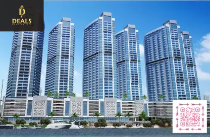 Apartment - 1 Bedroom - 2 Bathrooms for sale in Ajman Creek Towers - Al Rashidiya 1 - Al Rashidiya - Ajman