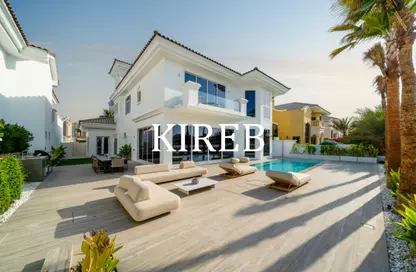 Villa - 5 Bedrooms - 6 Bathrooms for rent in Garden Homes Frond B - Garden Homes - Palm Jumeirah - Dubai