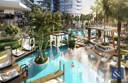 صورة لـ حوض سباحة شقة - 3 غرف نوم - 4 حمامات للبيع في ايكون سيتي تاور ايه - آيكن سيتي - الخليج التجاري - دبي ، صورة رقم 1