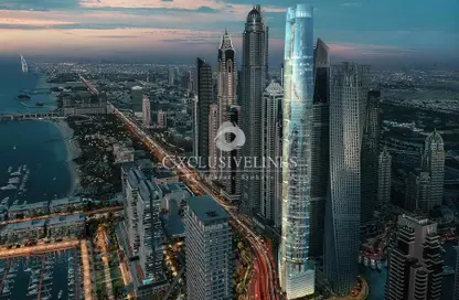 Apartment - 1 Bedroom - 2 Bathrooms for sale in Ciel Tower - Dubai Marina - Dubai