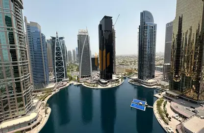Water View image for: Apartment - 1 Bedroom - 1 Bathroom for rent in Lake Terrace - Lake Almas East - Jumeirah Lake Towers - Dubai, Image 1