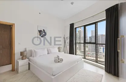 Room / Bedroom image for: Apartment - 1 Bedroom - 2 Bathrooms for rent in The Bay - Business Bay - Dubai, Image 1