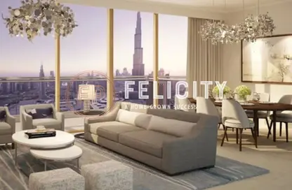 Apartment - Studio - 1 Bathroom for sale in The Crestmark - Business Bay - Dubai