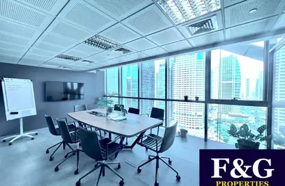 Office Space - Studio - 2 Bathrooms for rent in Indigo Icon - JLT Cluster F - Jumeirah Lake Towers - Dubai