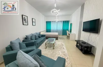 Apartment - Studio - 1 Bathroom for rent in Ajman Corniche Residences - Ajman Corniche Road - Ajman