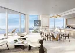 Living / Dining Room image for: Apartment - 1 Bedroom - 2 Bathrooms for sale in Palm Beach Towers 2 - Palm Beach Towers - Palm Jumeirah - Dubai, Image 1