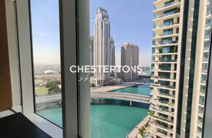 مكتب - استوديو - 2 حمامات للايجار في برج المنارة - الخليج التجاري - دبي