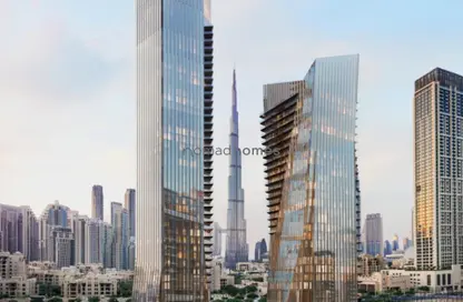 شقة - 4 غرف نوم - 6 حمامات للبيع في فندق وريزيدنس باكارات دبي - برج خليفة - دبي وسط المدينة - دبي