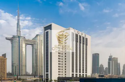 Outdoor Building image for: Hotel  and  Hotel Apartment - 1 Bedroom - 2 Bathrooms for sale in Rove Home - Aljada - Sharjah, Image 1