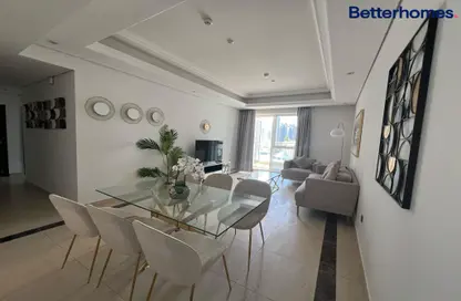 Living / Dining Room image for: Apartment - 2 Bedrooms - 3 Bathrooms for rent in Mon Reve - Downtown Dubai - Dubai, Image 1