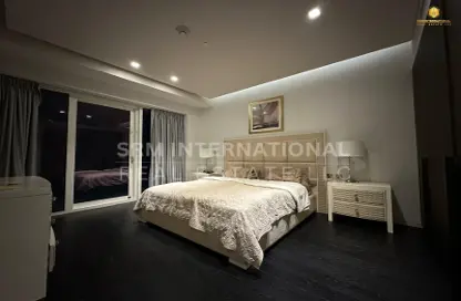 Room / Bedroom image for: Apartment - 3 Bedrooms - 3 Bathrooms for rent in Damac Heights - Dubai Marina - Dubai, Image 1