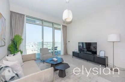 Living Room image for: Apartment - 1 Bedroom - 1 Bathroom for sale in Golf Suites - Dubai Hills - Dubai Hills Estate - Dubai, Image 1