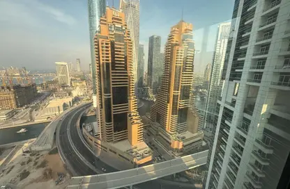 مكتب - استوديو - 5 حمامات للايجار في برج الحبتور التجاري - دبي مارينا - دبي