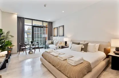 Apartment - Studio - 1 Bathroom for rent in Peninsula Five - Peninsula - Business Bay - Dubai
