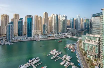 Water View image for: Apartment - 3 Bedrooms - 4 Bathrooms for rent in Vida Residences Dubai Marina - Dubai Marina - Dubai, Image 1