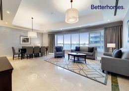 Apartment - 3 bedrooms - 3 bathrooms for rent in Marriott Harbour Hotel and Suites - Dubai Marina - Dubai